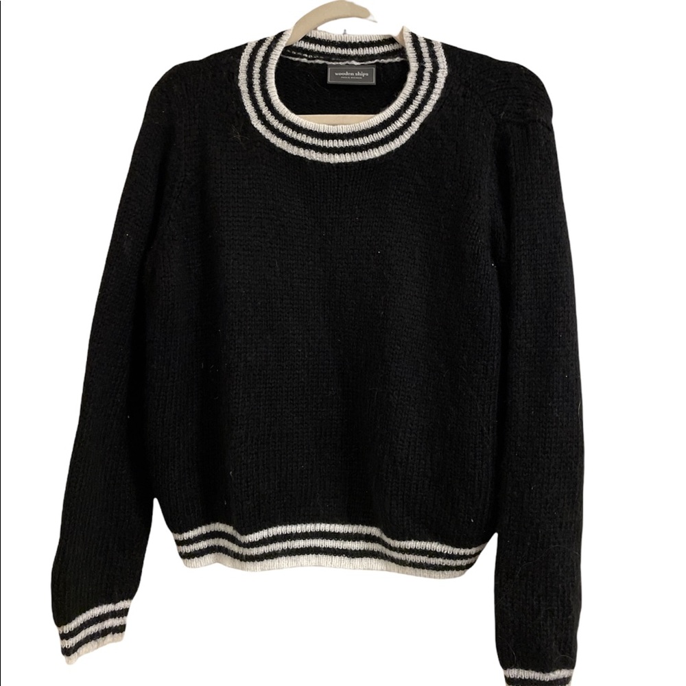 Black and white sweater